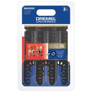 Dremel (3-Piece) Universal 1-1/4 in. Carbide Flush Cutting Oscillating Multi-Tool Blade