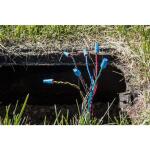 DryConn Small Waterproof Wire Connectors, Aqua/Orange (20-Pack) - 62114