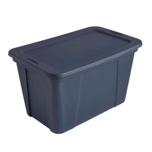 HDX 30 Gal. Storage Tote in Ink (2130-4415707)