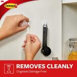 Command Mini Wall Hooks, Clear, Damage Free Decorating, 18 Hooks and 24 Command Strips (17006CLR-VP)