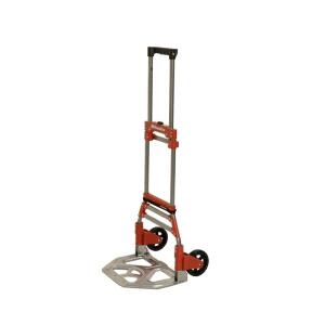 Milwaukee 150 lbs. Convertible Fold-Up Steel Hand Truck with One 60 in. Bungee Cord (73777)