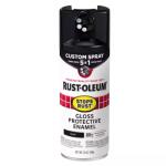 Rust-Oleum Stops Rust - 12 oz. Custom Spray 5-in-1 Gloss Black Spray Paint