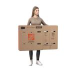 The Home Depot 25 in. L x 4 in. W x 26 in. D Heavy Duty Medium Adjustable TV Box and Picture Moving Box (HDMEDTVBOX)