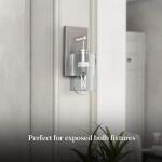 EcoSmart 60-Watt Equivalent A19 Dimmable White Filament CEC Clear Glass E26 Medium Base LED Light Bulb Selectable White 1-Pack (A19605CCTCA/WFIL/ECP)