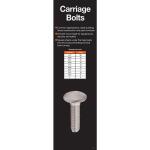 Everbilt 1/2 in.-13 tpi x 8 in. Galvanized Carriage Bolt (1-Pack) (803636)