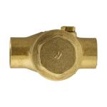 Everbilt 1/2 in. Brass Sweat x Sweat Solder Swing Check Valve (101-503EB)
