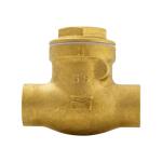 Everbilt 1/2 in. Brass Sweat x Sweat Solder Swing Check Valve (101-503EB)