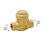 Everbilt 1/2 in. Brass Sweat x Sweat Solder Swing Check Valve (101-503EB)