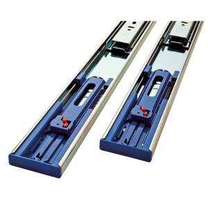 Everbilt 1 Pair 18 in. Soft-Close Full Extension Side Mount Ball Bearing Drawer Slide Set (2 Pieces) (D94218E-ZP-W0)