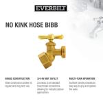 Everbilt 3/4 in. x 3/4 in. FIP x MHT Brass No-Kink Hose Bibb Valve (102-404EB)