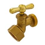 Everbilt 3/4 in. x 3/4 in. FIP x MHT Brass No-Kink Hose Bibb Valve (102-404EB)