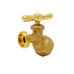 Everbilt 3/4 in. x 3/4 in. FIP x MHT Brass No-Kink Hose Bibb Valve (102-404EB)