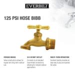 Everbilt 3/4 in. Brass MIP Hose Bibb (103-004EB)