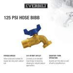 Everbilt Quarter Master 1/2 in. Forged Brass MPT and Internal Solder Hose Bibb (103-053EB)