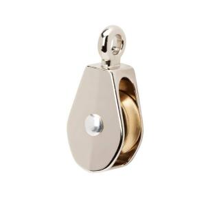 Everbilt 3/4 in. Nickel-Plated Fixed Pulley (43004)