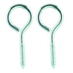 Everbilt 3/4 in. x 3 in. Zinc-Plated Screw Eye (2-Pack) (43034)