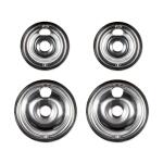 Everbilt 4-Pack Chrome Drip Bowl for GE Electric Ranges (98231)