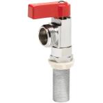 Everbilt 1/2 in. MIP and 1/2 in. SWT x 3/4 in. MHT Brass Washing Machine Hot Water Valve (10-260-H-EB)