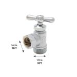 Everbilt 1/2 in. Chrome-Plated Brass FPT Top Operated Washing Machine Valve (102-202EB)