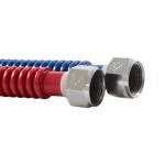 Everbilt 3/4 in. FIP x 3/4 in. FIP 24 in. Stainless Steel Corrugated Water Heater Connector 2-Piece (EBWC-07RB-24)