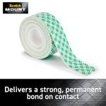 3M 1 in. x 1.52 yds. Permanent Double Sided Indoor Mounting Tape (214DC-SF)
