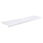 Everbilt 4 ft. x 12 in. Decorative Shelf Cover - White (90338)