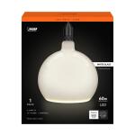Feit Electric 60-Watt Equivalent Round Dimmable Oversized Frost Glass E26 LED Light Bulb Soft White 2700K (RND/F/927CA/HDRP)