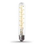 Feit Electric 40-Watt Equivalent T10 Dimmable Spiral Filament Large Clear Glass E26 Vintage Edison LED Light Bulb, Soft White (T10L/S/CL/927CA/HDRP)