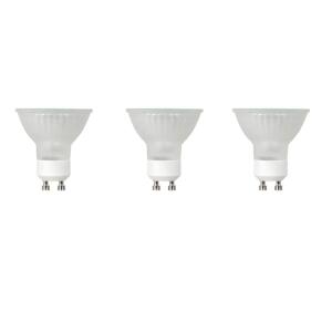 Feit Electric 35-Watt Bright White (2700K) MR16 GU10 Bi-pin Base Dimmable Halogen Light Bulb 3-Pack (BPQ35MR16IFGU103HDRP)