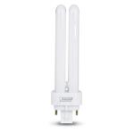 Feit Electric 13-Watt Equivalent PL CFLNI Quad Tube 4-Pin G24Q-1 Base Compact Fluorescent CFL Light Bulb, Cool White 4100K 1-Pack (BPPLD13E/41/HDRP)