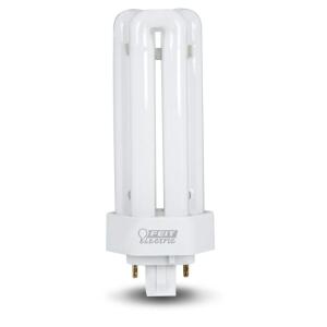 Feit Electric 26-Watt Equivalent PL CFLNI Triple Tube 4-Pin GX24Q-3 Base Compact Fluorescent CFL Light Bulb, Cool White 4100K (BPPLT26E/41/HDRP)