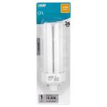 Feit Electric 26-Watt Equivalent PL CFLNI Triple Tube 4-Pin GX24Q-3 Base Compact Fluorescent CFL Light Bulb, Cool White 4100K (BPPLT26E/41/HDRP)