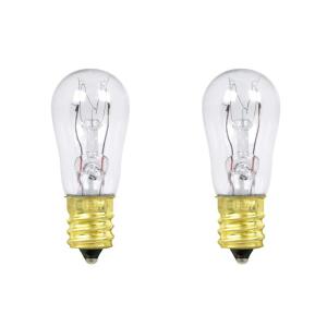 Feit Electric 6-Watt Soft White (2700K) S6 Candelabra E12 Base Dimmable Incandescent Light Bulb 2-Pack (BP6S6/HDRP)