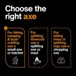 Fiskars18 in. Billhook Steel Clearing Hatchet