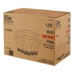 65-Watt Equivalent BR30 Dimmable Flood LED Light Bulb Soft White 12-Pack (A20BR3065WULD12)