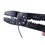 Gardner Bender 16-14 AWG 0.156 in. Tab Snap Connector Butt Splice 5 Female and 5 Male, Blue (10-Pack) - 15-163P