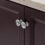 Glacier Bay Delridge 31 in. W x 19 in. D x 35 in. H Chocolate Single Sink Bath Vanity with Caramel Cultured Marble Top