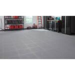Husky Gray 18 x 18 x 2.1 Thick PVC Exercise/Gym Flooring Tiles (6 Tiles/Case) (13.95 sq. ft.) (HDTRP6DG)