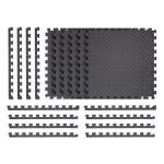 TrafficMaster Gray 24 in. W x 24 in. L x 0.5 in. Thick Foam Exercise\Gym Flooring Tiles (6 Tiles\Case) (24 sq. ft.) (24228DPHD)