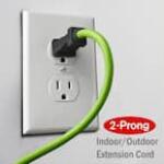 HDX 100 ft. 16/2 Light Duty Indoor/Outdoor Extension Cord, Green (HW162100HLG)