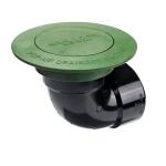 NDS Pop-Up Drainage Emitter with Elbow for 3 in. Drain Pipes, Green Plastic (322G)