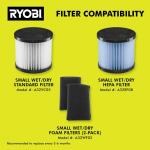 RYOBI ONE+ 18V Cordless 1 Gal. Wet/Dry Vacuum (Tool Only) (PCL733B)