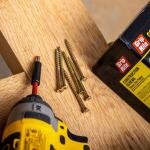 Grip-Rite #8 x 1-3/4 in. Star Drive Dual Flat Head Coarse Thread Construction Screws 1 lb. Box (134GCS1)