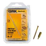 GRK Fasteners #8 x 2 in. Star Drive Trim-Head Finish Screw (100-per Pack) (119728)