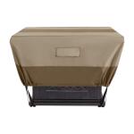 Hampton Bay 35.25 in. L x 35.25 in. W x 18 in. H Beige Patio Square Fire Pit Cover (HB210115)