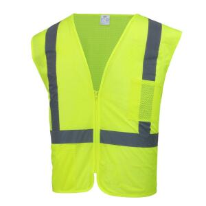 HDX Hi Visibility Lime Green Class 2 Reflective Safety Vest (HDX46512-OVPD8)