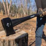 Husky 4 lbs. Premium Axe with 36 in. Handle Length Fiberglass Handle Premium Axe (35295)