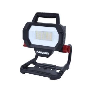Husky 6,000 Lumen Hybrid LED Work Light with Rechargeable Battery (7903802012)