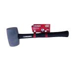 Husky 24 oz. Gray Rubber Mallet with 14 in. Fiberglass Handle (RMG-24F-HUSKY)