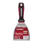 Husky 4 in. Putty Knife with Flexible Stainless Steel Blade (90980)